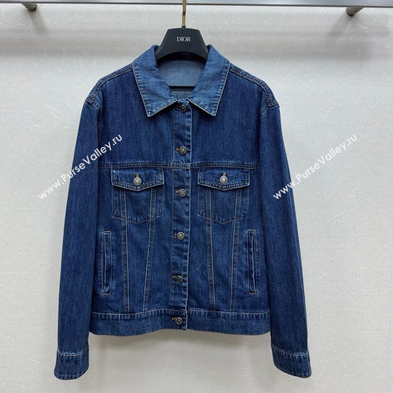 Dior Denim Jacket Navy Blue 2025 0728 (QI-250728032)