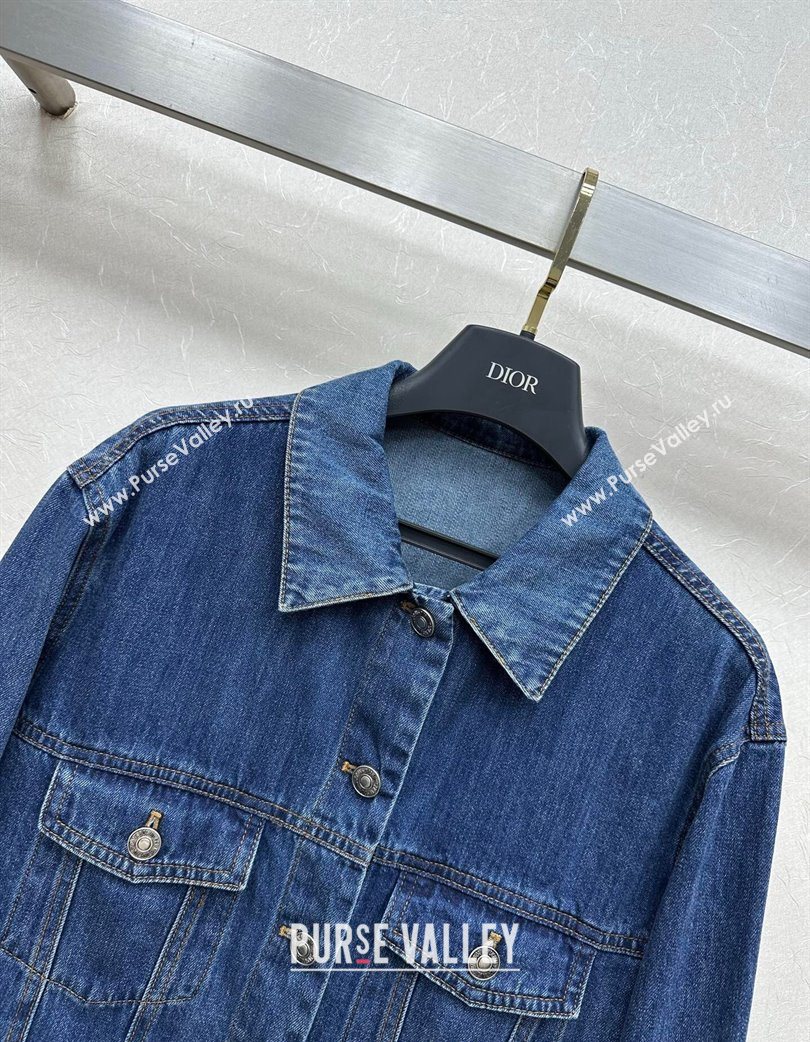 Dior Denim Jacket Navy Blue 2025 0728 (QI-250728032)