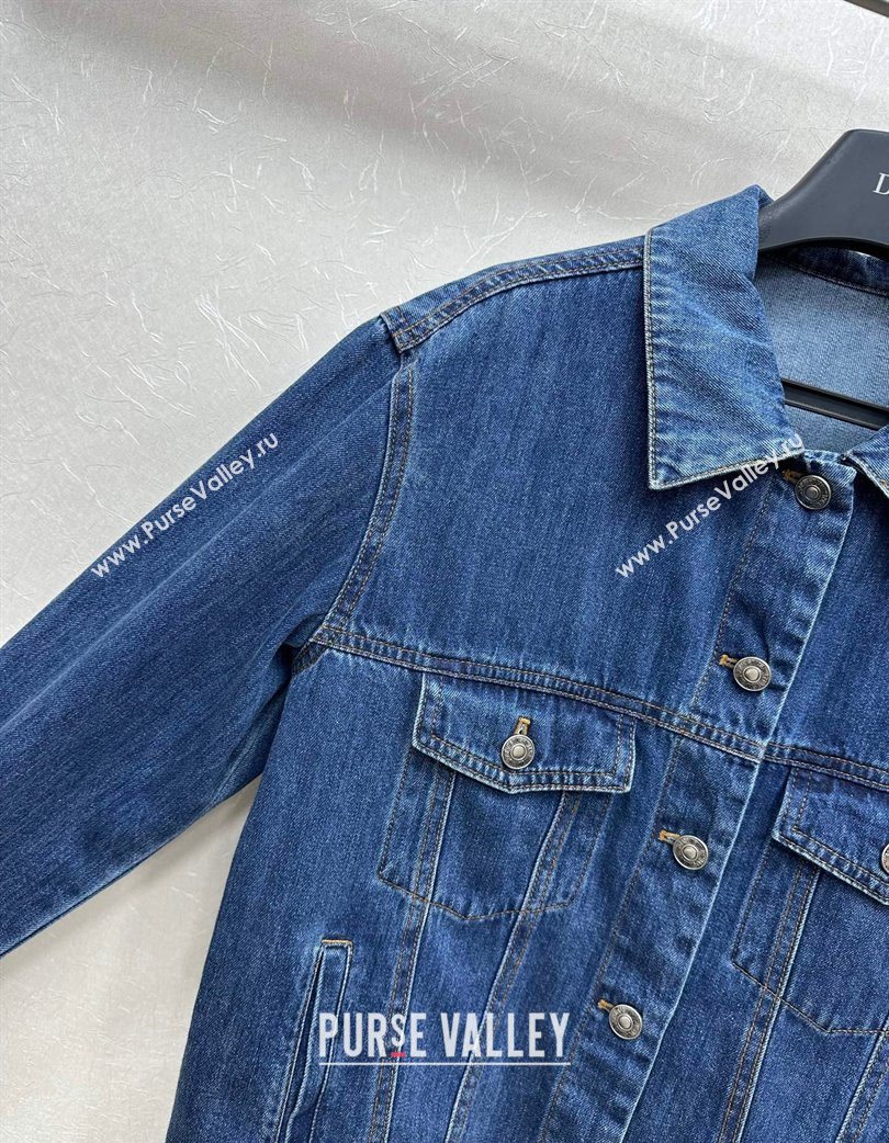 Dior Denim Jacket Navy Blue 2025 0728 (QI-250728032)