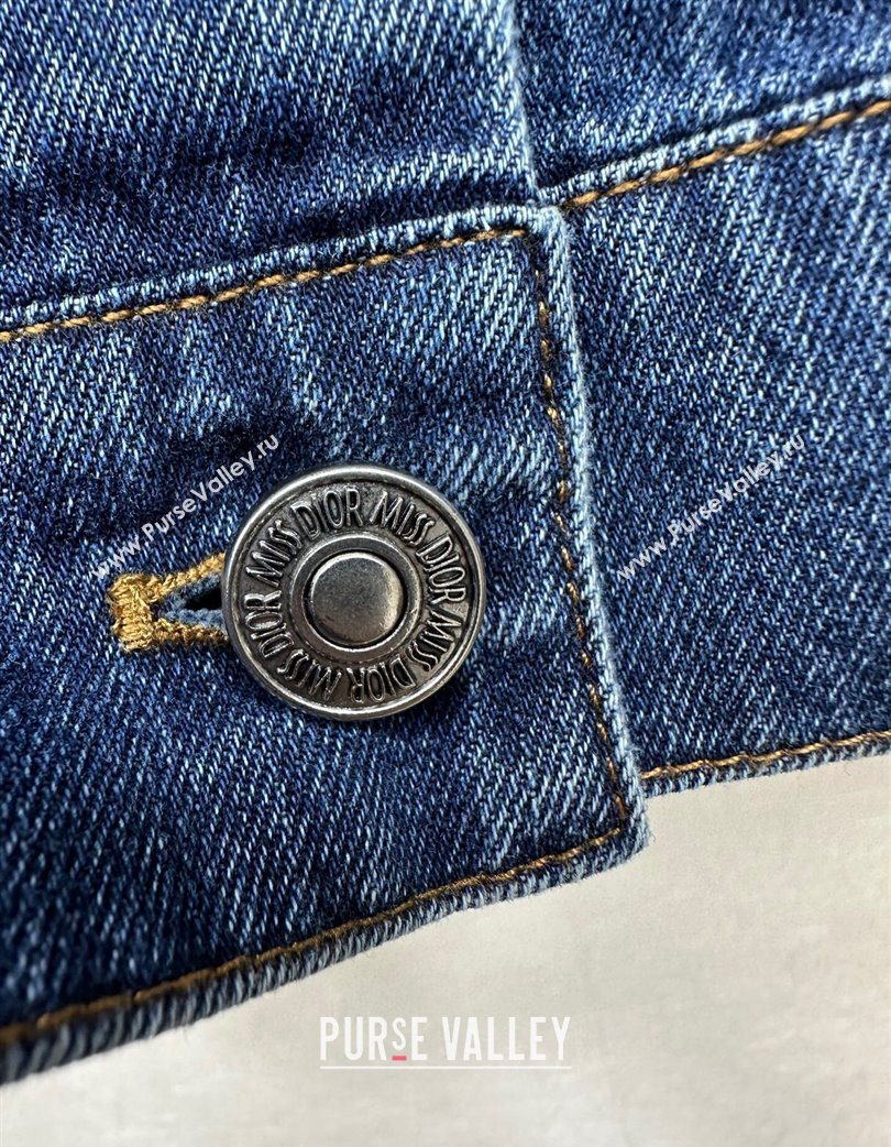 Dior Denim Jacket Navy Blue 2025 0728 (QI-250728032)