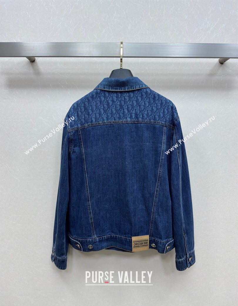 Dior Denim Jacket Navy Blue 2025 0728 (QI-250728032)
