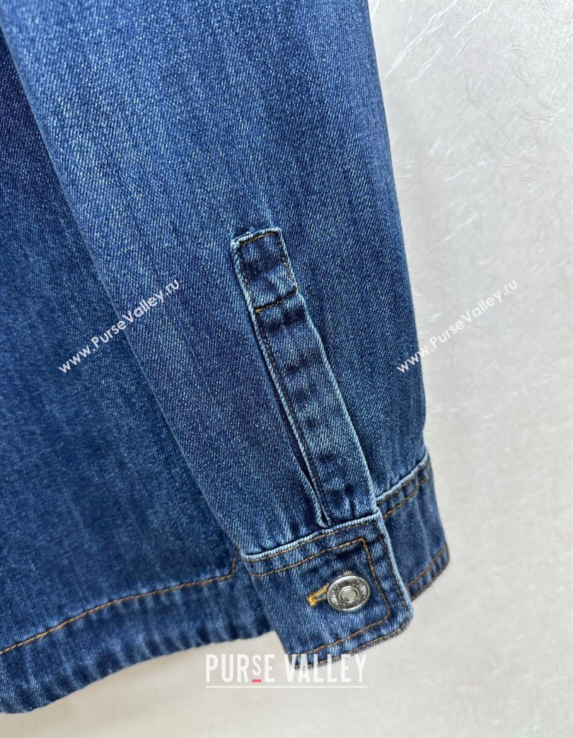 Dior Denim Shirt Navy Blue 2025 0728 (QI-250728033)