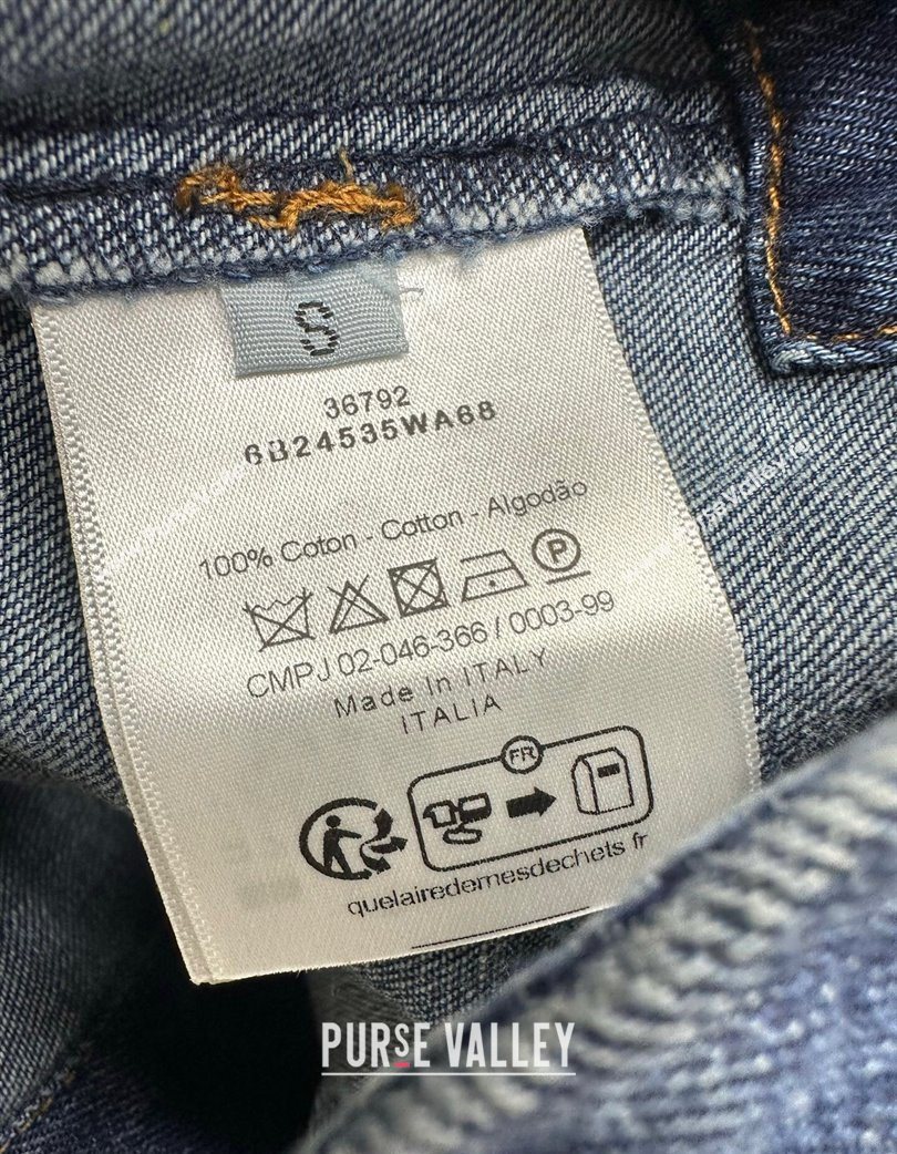 Dior Denim Shirt Navy Blue 2025 0728 (QI-250728033)