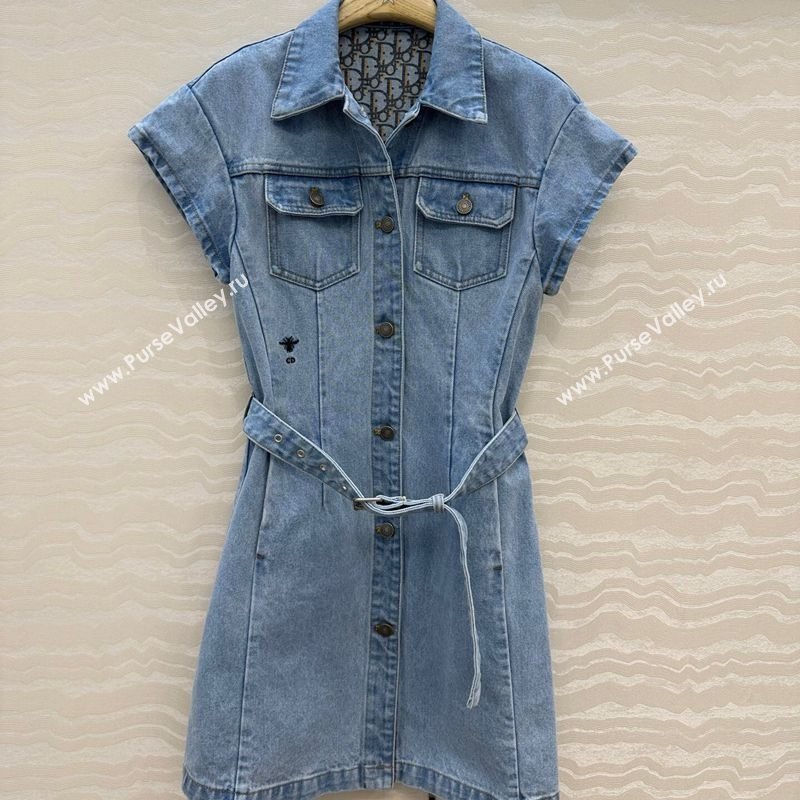 Dior Denim Dress Light Blue 2025 0728 (QI-250728030)