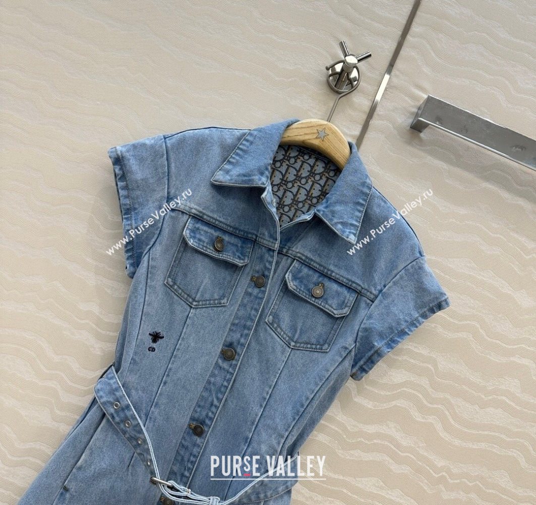 Dior Denim Dress Light Blue 2025 0728 (QI-250728030)