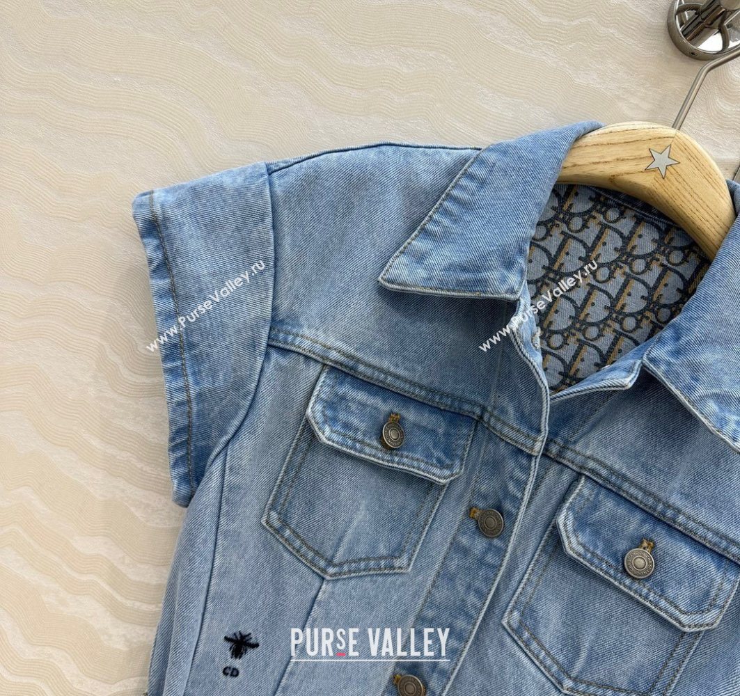 Dior Denim Dress Light Blue 2025 0728 (QI-250728030)