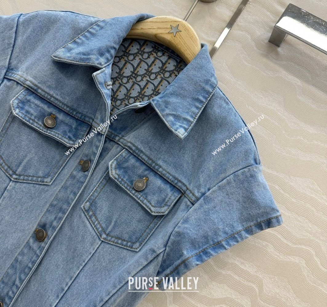Dior Denim Dress Light Blue 2025 0728 (QI-250728030)