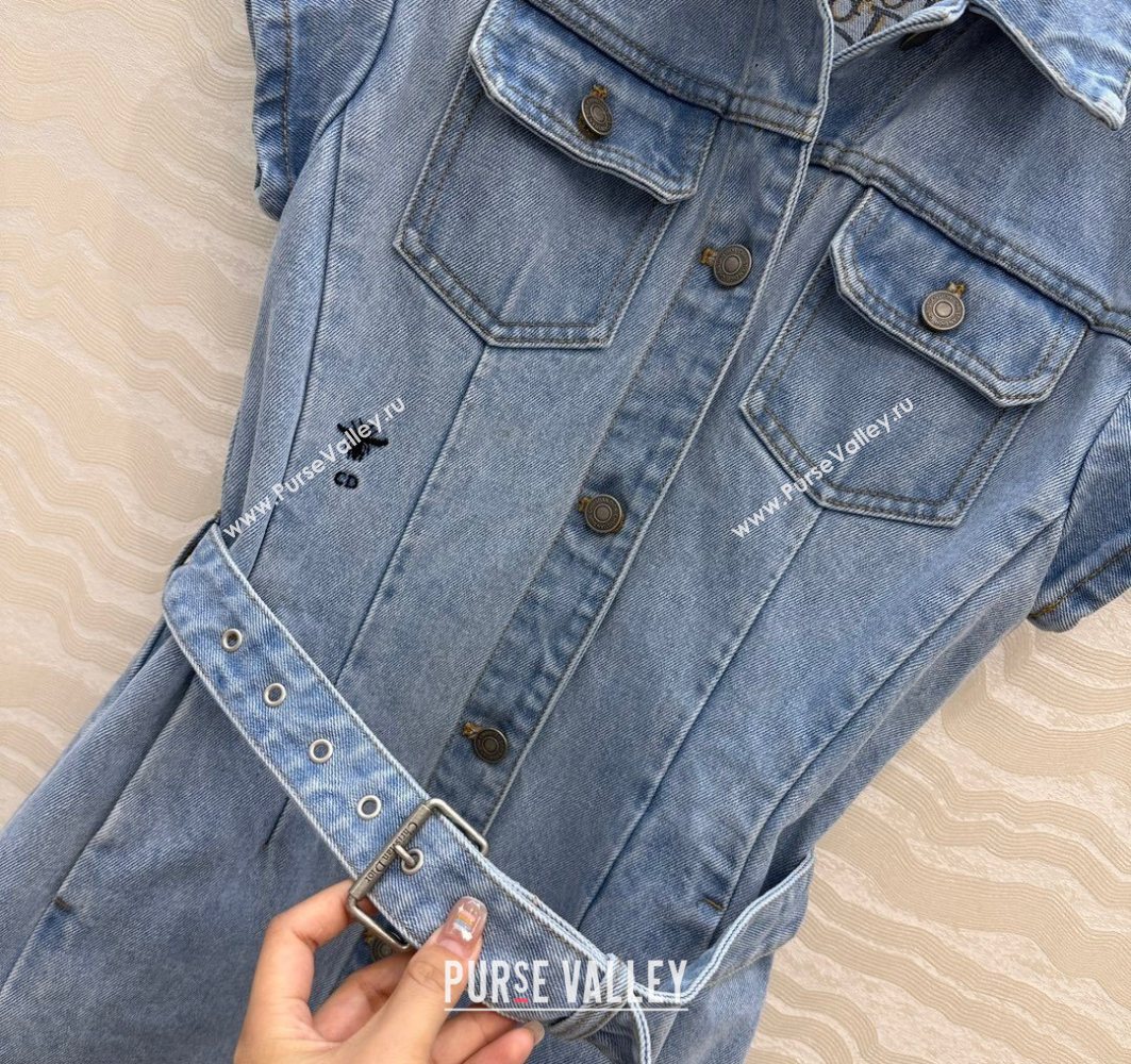 Dior Denim Dress Light Blue 2025 0728 (QI-250728030)