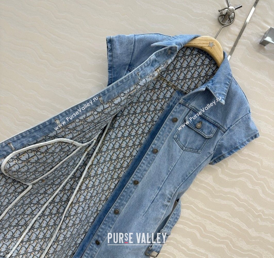 Dior Denim Dress Light Blue 2025 0728 (QI-250728030)