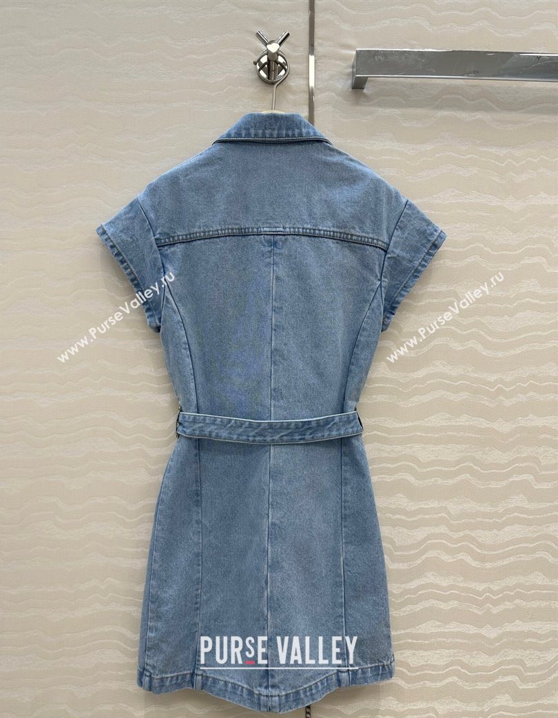 Dior Denim Dress Light Blue 2025 0728 (QI-250728030)