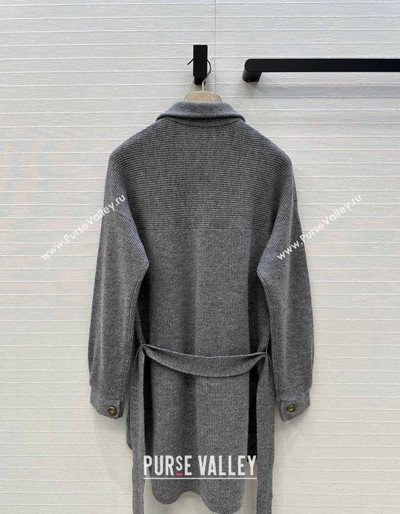 Brunello Cucinelli BC Cashmere Cardigan Grey 2025 0728 (QI-250728005)
