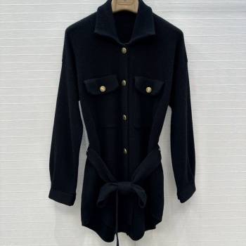 Brunello Cucinelli BC Cashmere Cardigan Black 2025 0728 (QI-250728006)