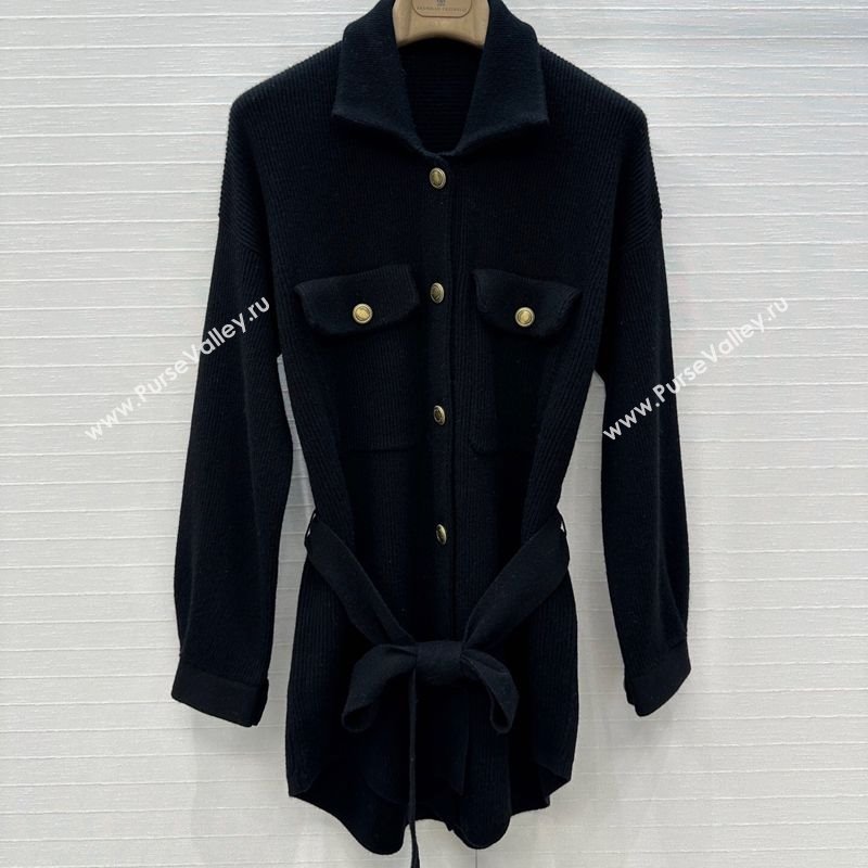 Brunello Cucinelli BC Cashmere Cardigan Black 2025 0728 (QI-250728006)