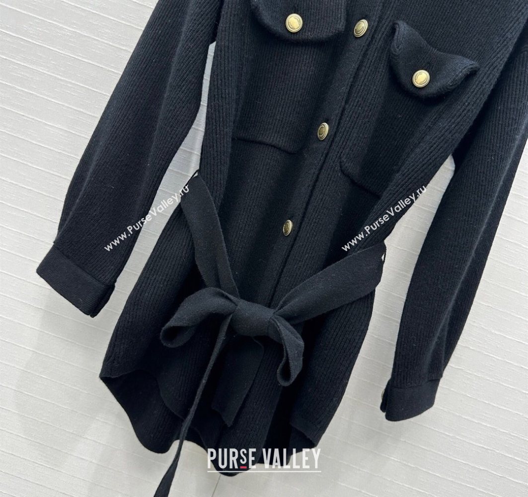 Brunello Cucinelli BC Cashmere Cardigan Black 2025 0728 (QI-250728006)