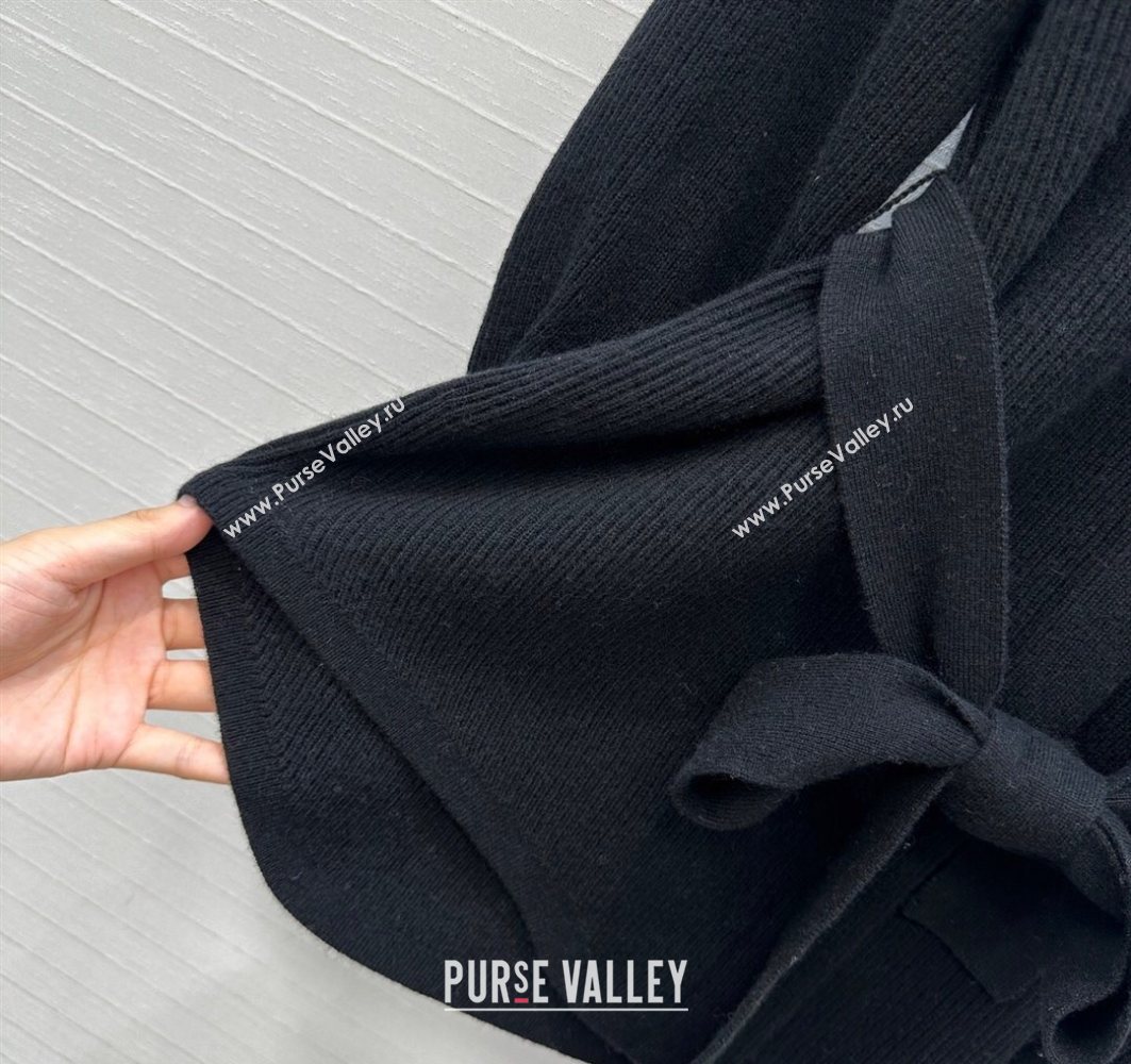 Brunello Cucinelli BC Cashmere Cardigan Black 2025 0728 (QI-250728006)