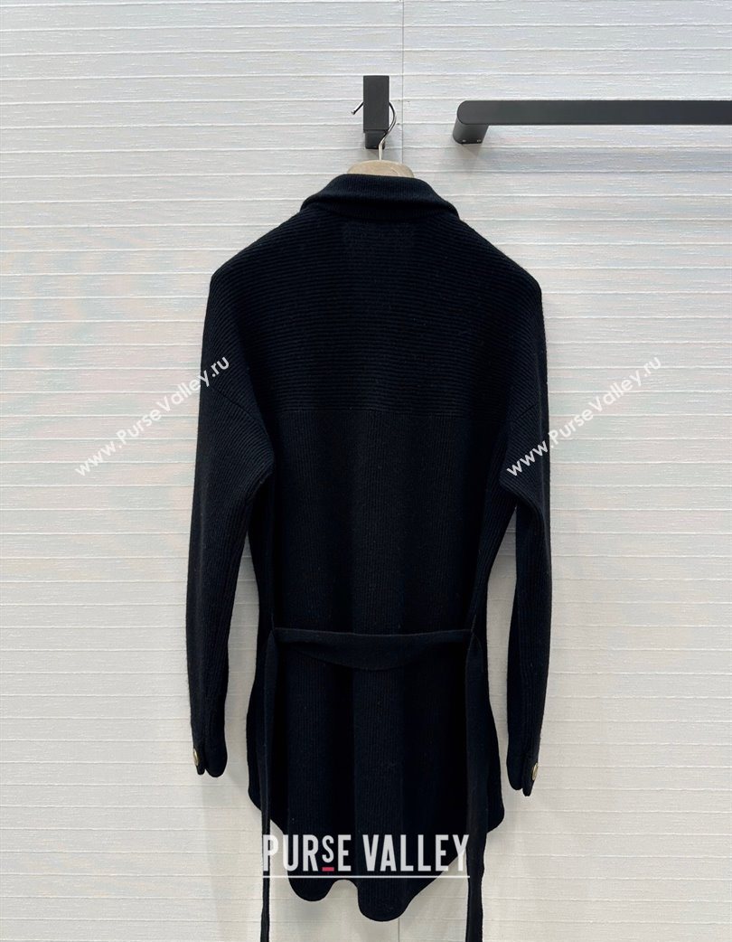 Brunello Cucinelli BC Cashmere Cardigan Black 2025 0728 (QI-250728006)