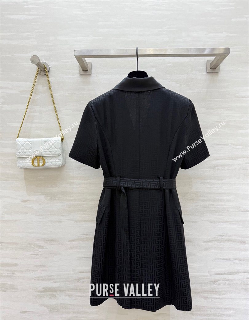 Balmain Logo Dress Black 2025 0729 (QI-250729022)