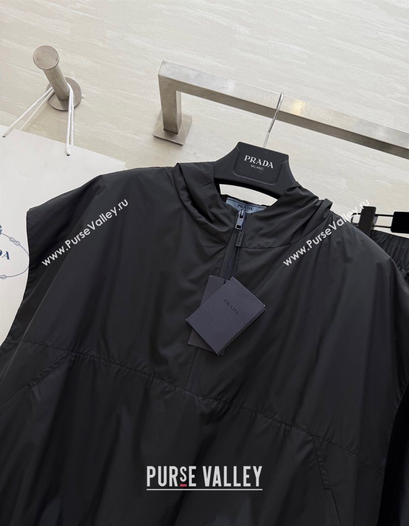 Prada Sun-proof Vest and Shorts Set Black 2025 0729 (QI-250729023)