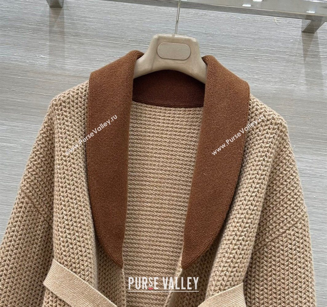 Loro Piana LP Wool Cashmere Cardigan Beige 2025 0729 (QI-250729030)