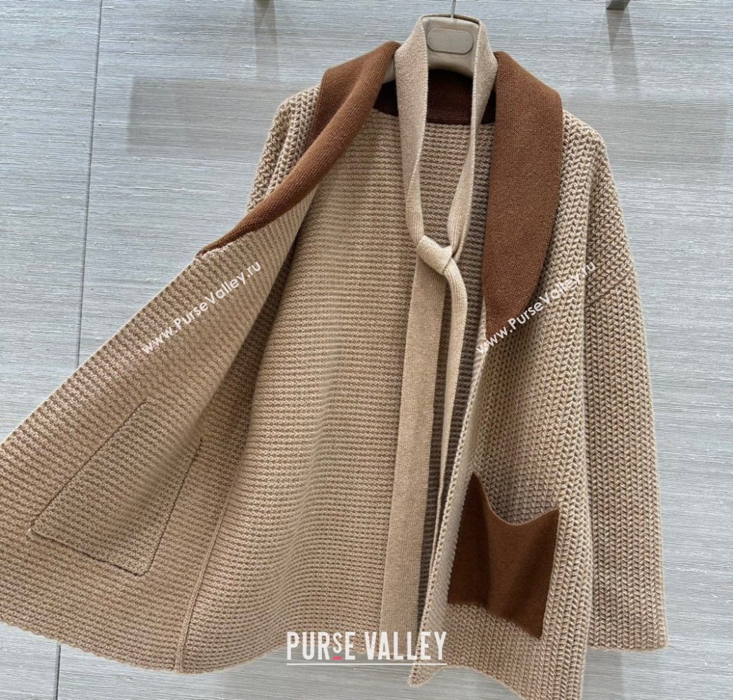 Loro Piana LP Wool Cashmere Cardigan Beige 2025 0729 (QI-250729030)