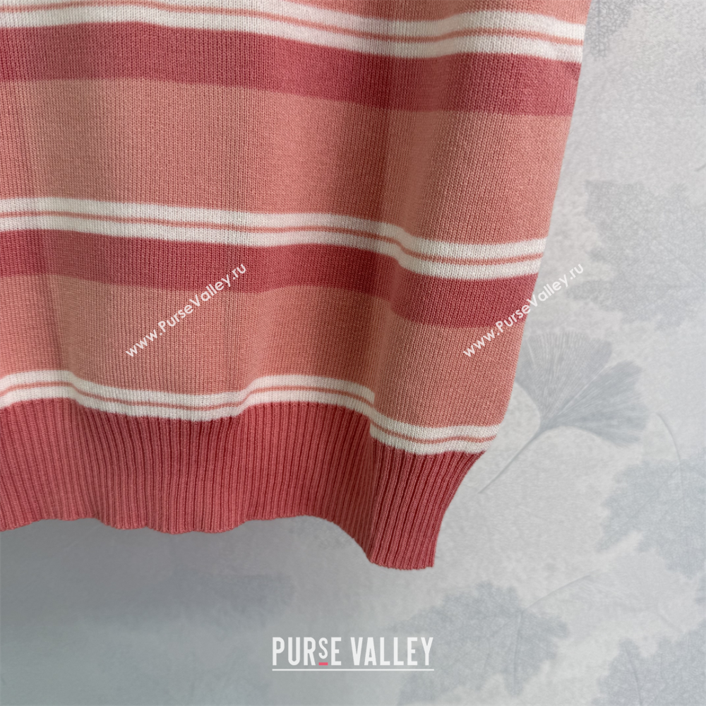 Miu Miu Striped Tops Pink 2025 0814 (QI-250814011)