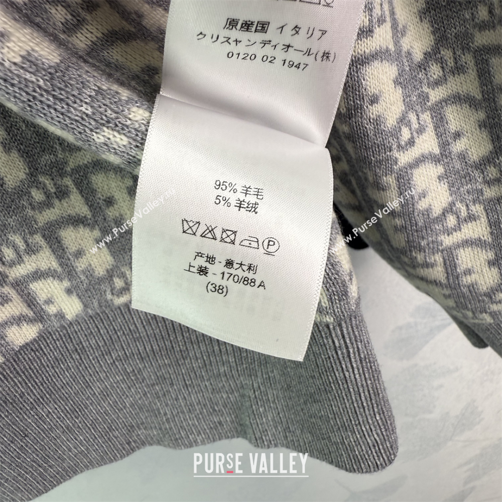 Dior Wool Reversible Jacket Grey/Black 2025 0814 (QI-250814120)