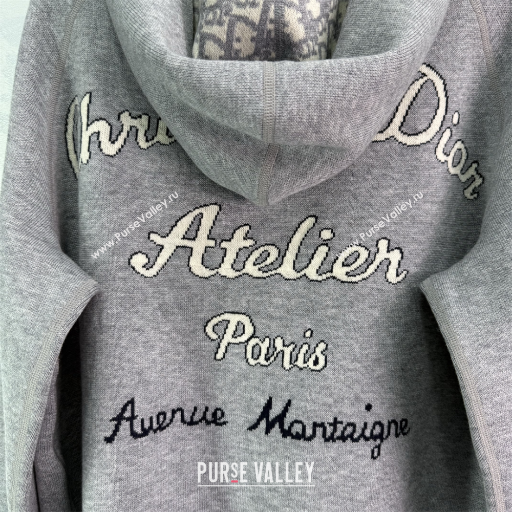 Dior Wool Reversible Jacket Grey/Black 2025 0814 (QI-250814120)