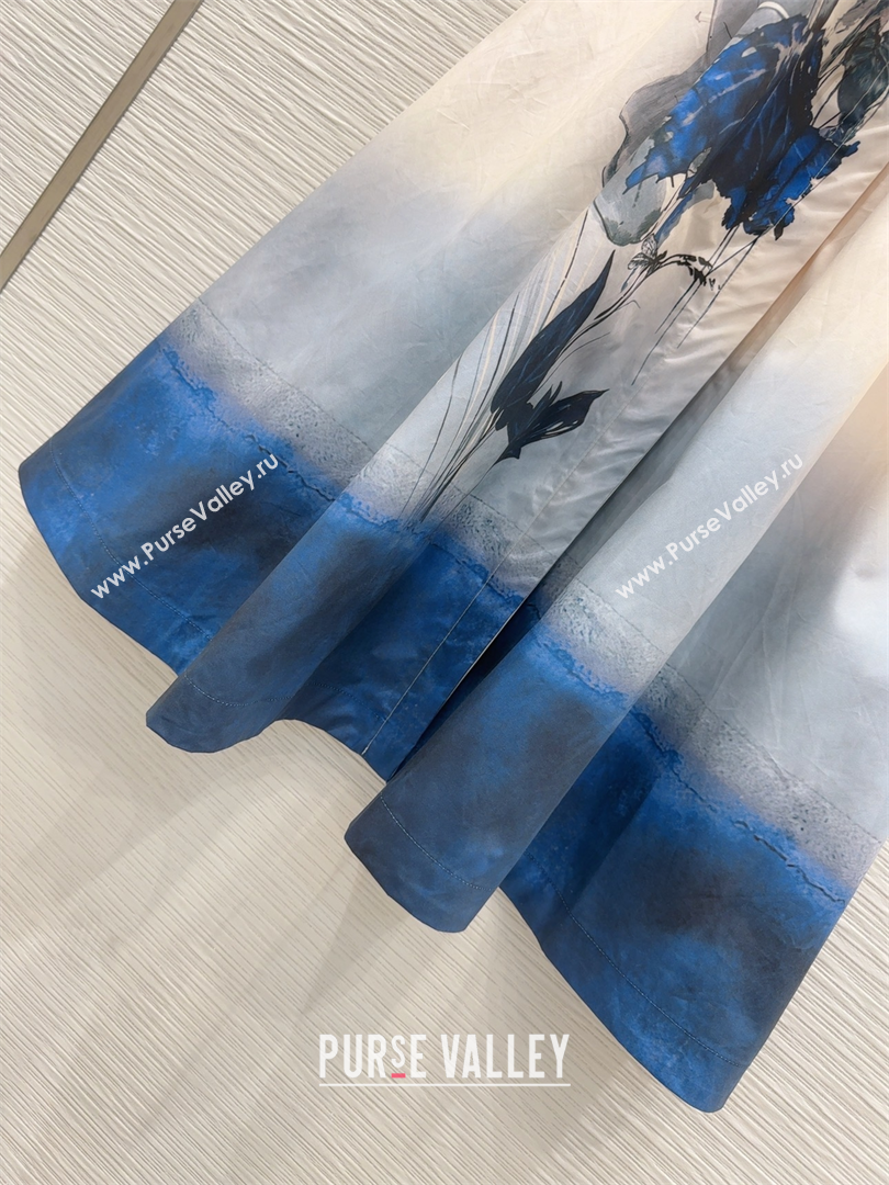 Dior Printed Dress White 2025 0814 (QI-250814126)