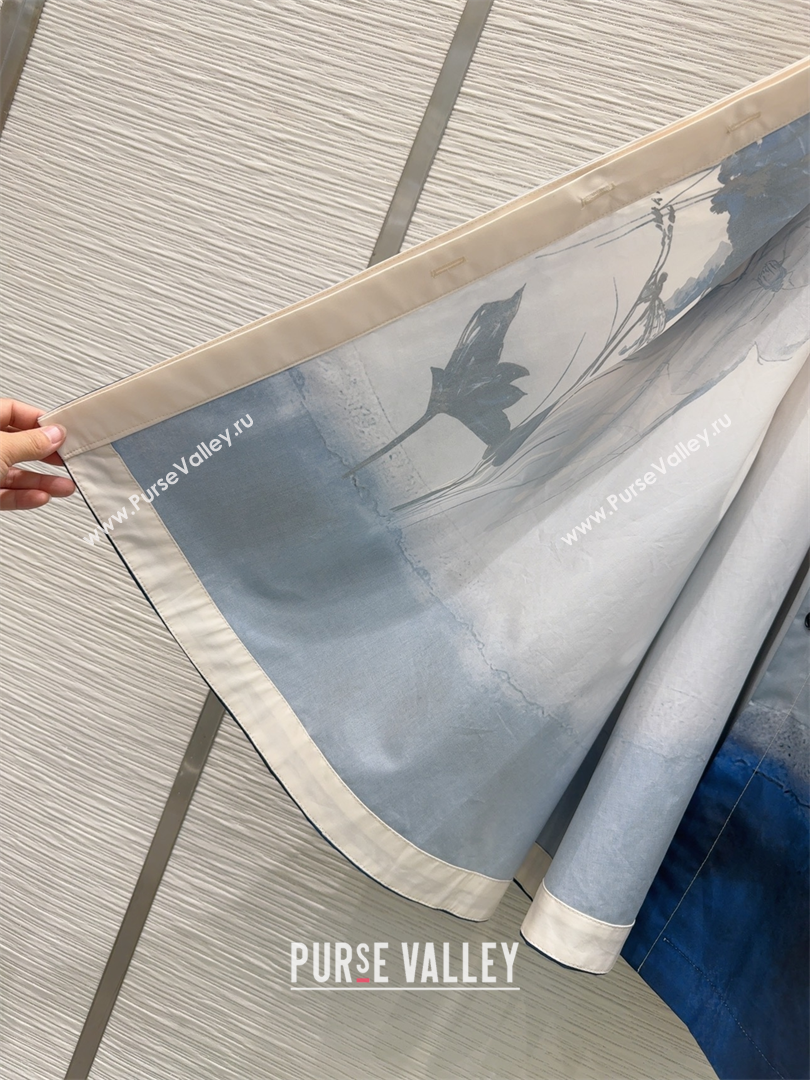 Dior Printed Dress White 2025 0814 (QI-250814126)