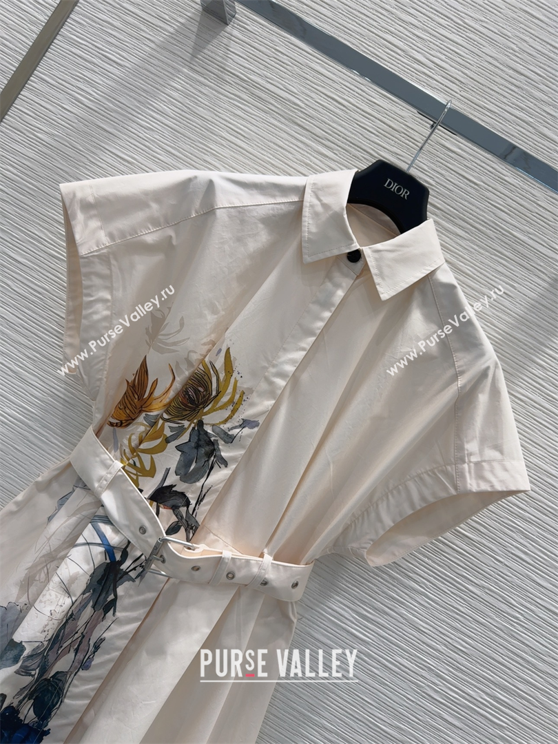 Dior Printed Dress White 2025 0814 (QI-250814126)