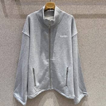 Miu Miu Cotton Jacket Grey 2025 0814 (QI-250814027)