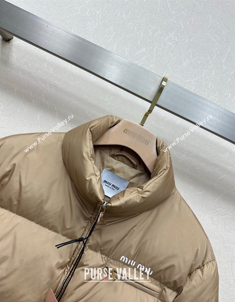 Miu Miu Down Jacket Beige 2025 0814 (QI-250814029)
