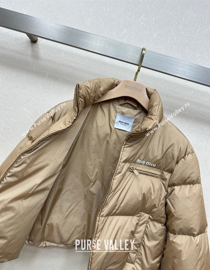 Miu Miu Down Jacket Beige 2025 0814 (QI-250814029)