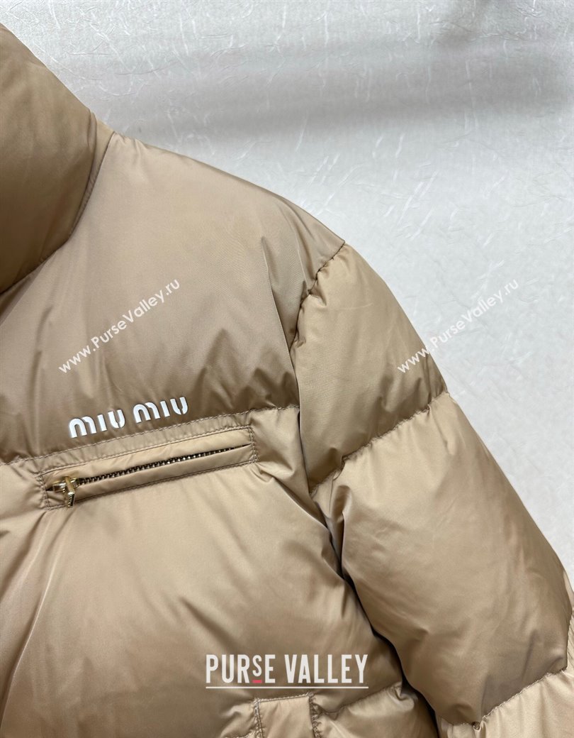 Miu Miu Down Jacket Beige 2025 0814 (QI-250814029)