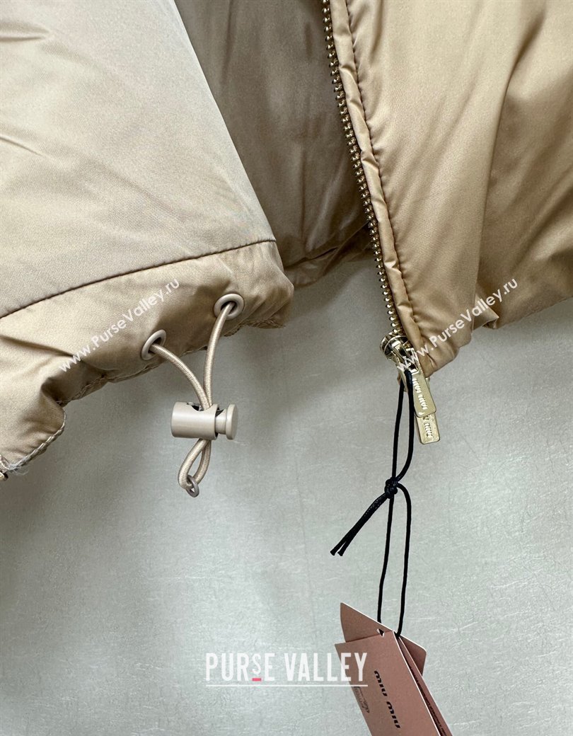Miu Miu Down Jacket Beige 2025 0814 (QI-250814029)