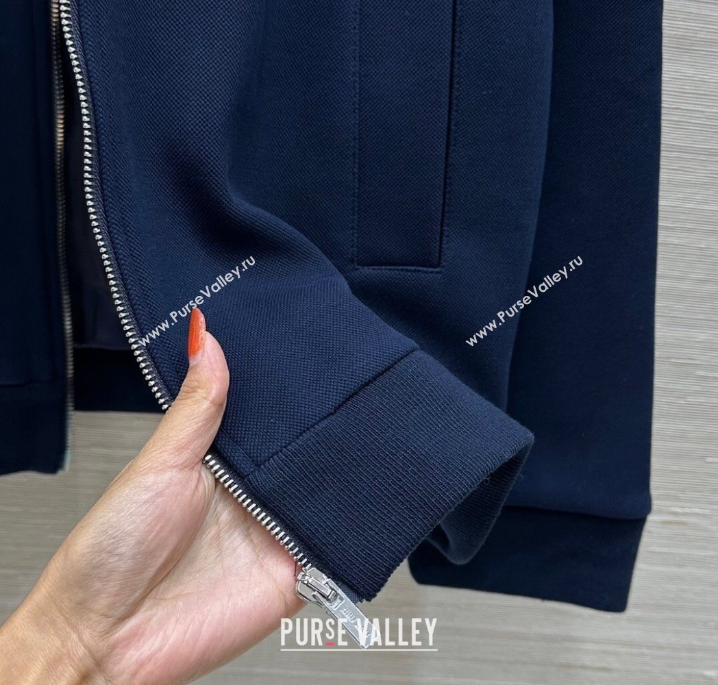 Miu Miu Cotton Jacket Navy Blue 2025 0814 (QI-250814053)