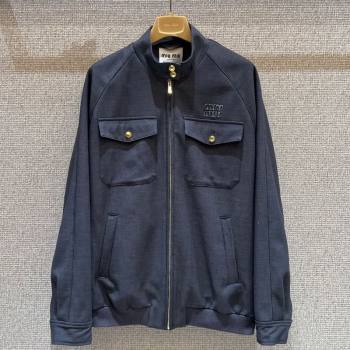 Miu Miu Dark Grey Jacket 2025 0814 (QI-250814023)