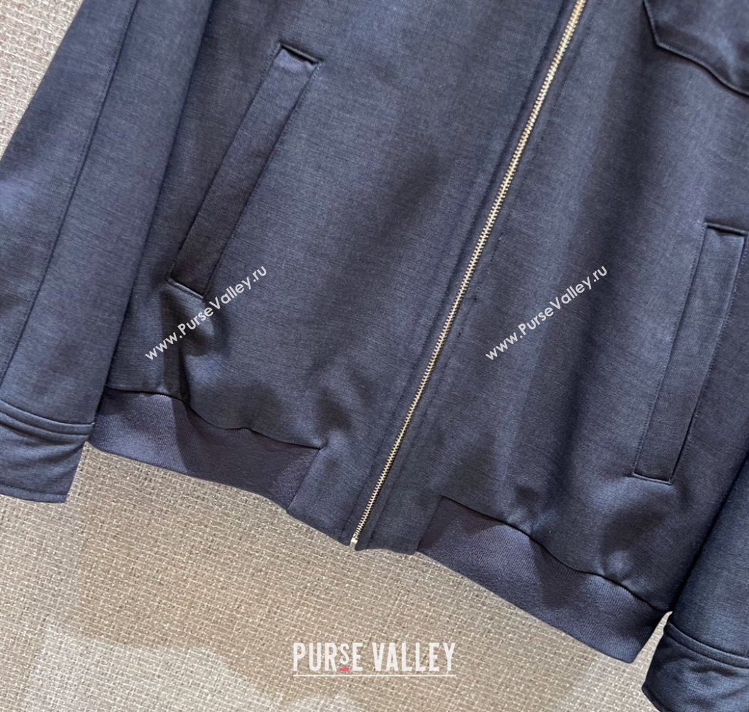 Miu Miu Dark Grey Jacket 2025 0814 (QI-250814023)