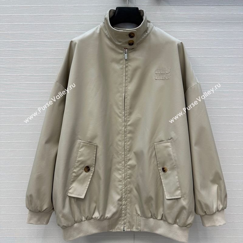 Miu Miu Wool Jacket Khaki 2025 0814 (QI-250814051)