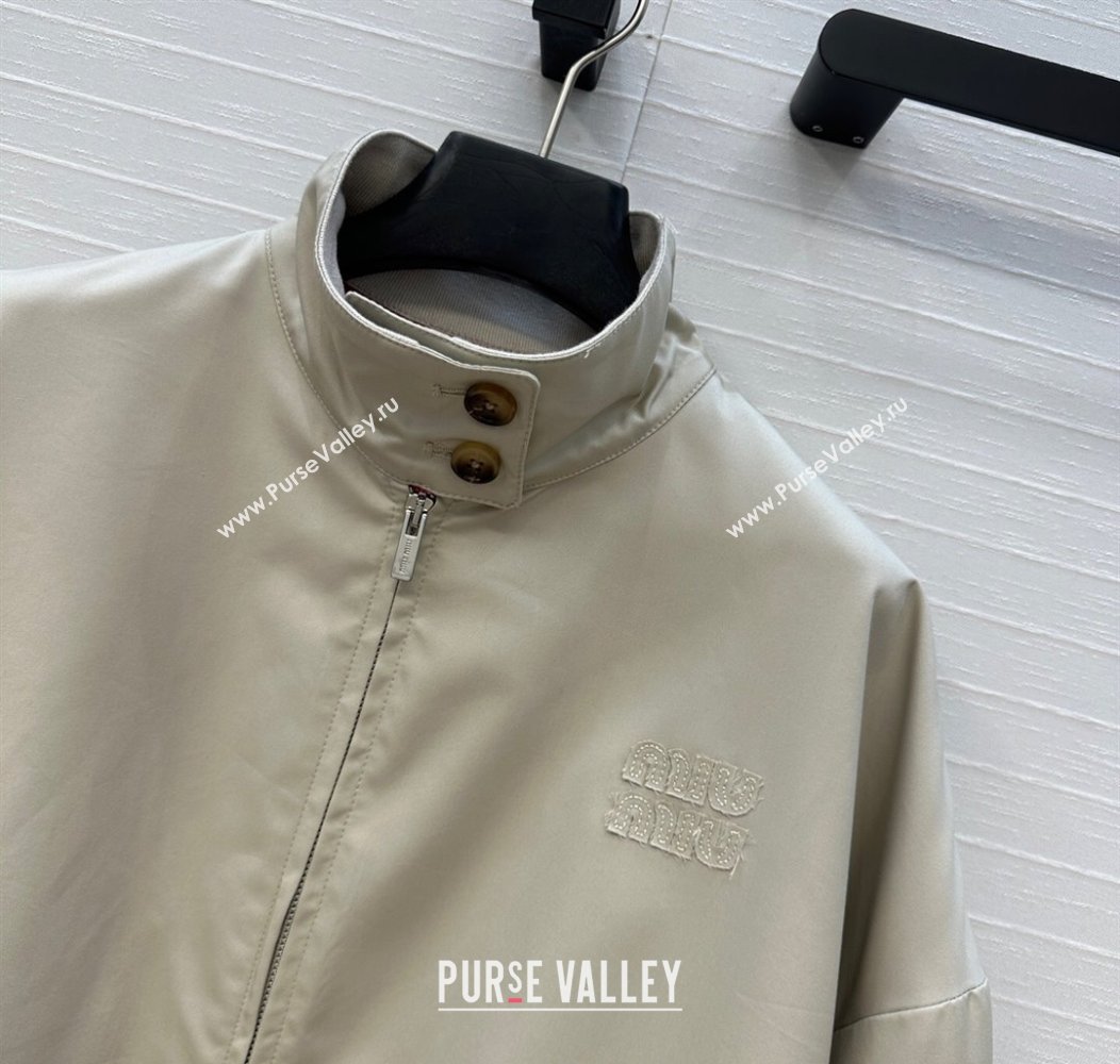 Miu Miu Wool Jacket Khaki 2025 0814 (QI-250814051)