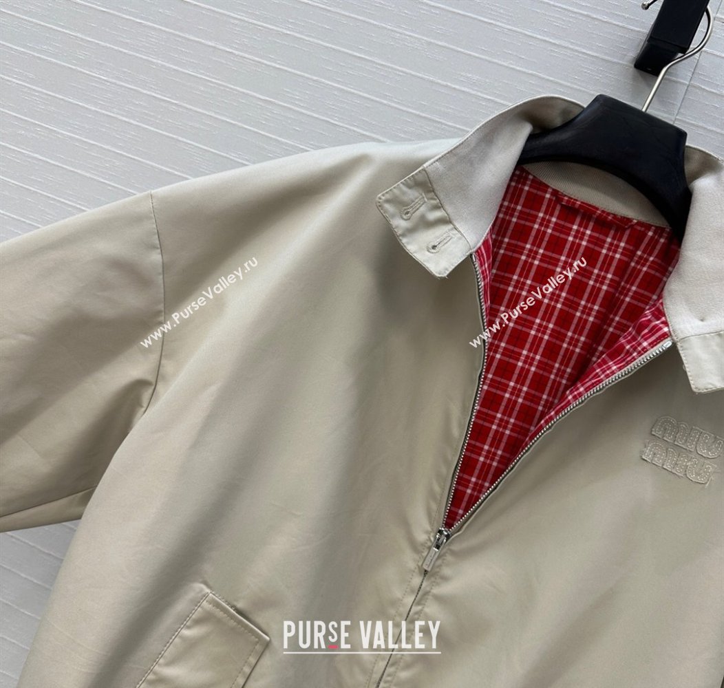 Miu Miu Wool Jacket Khaki 2025 0814 (QI-250814051)