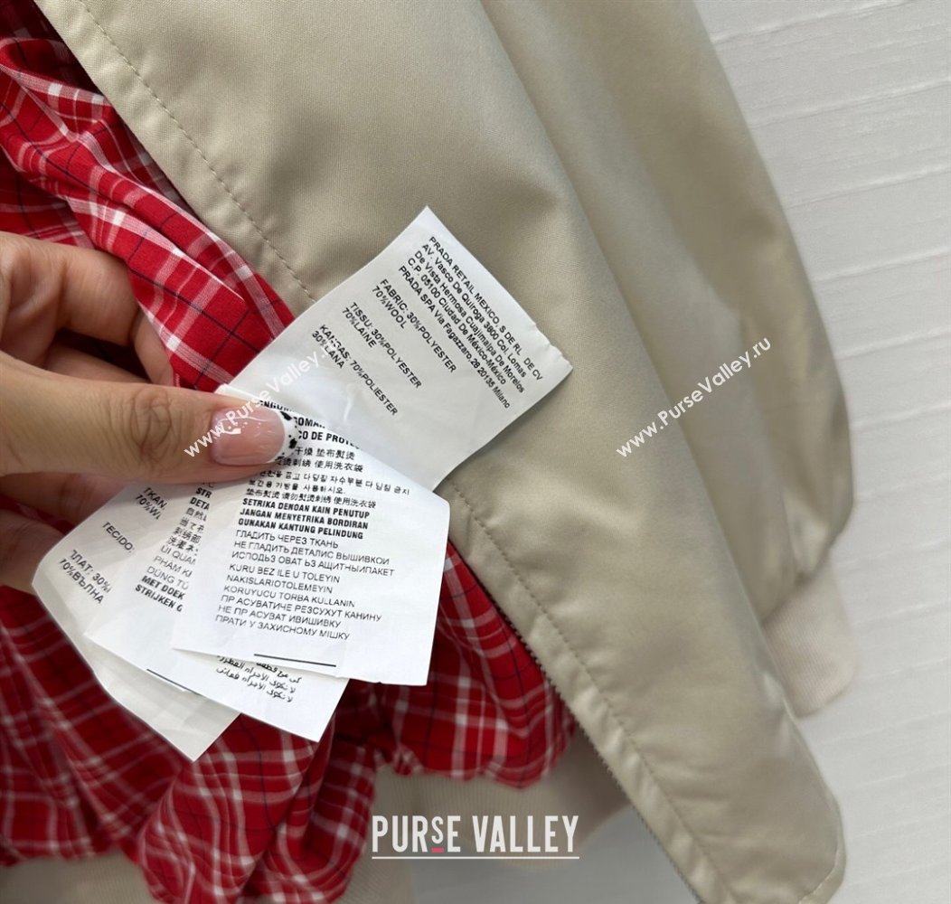 Miu Miu Wool Jacket Khaki 2025 0814 (QI-250814051)