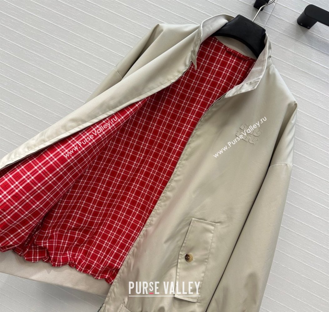 Miu Miu Wool Jacket Khaki 2025 0814 (QI-250814051)