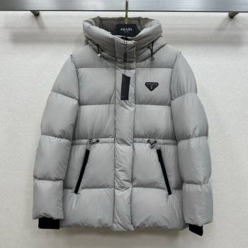 Prada Down Jacket Grey 2025 0812 (QI-250815014)