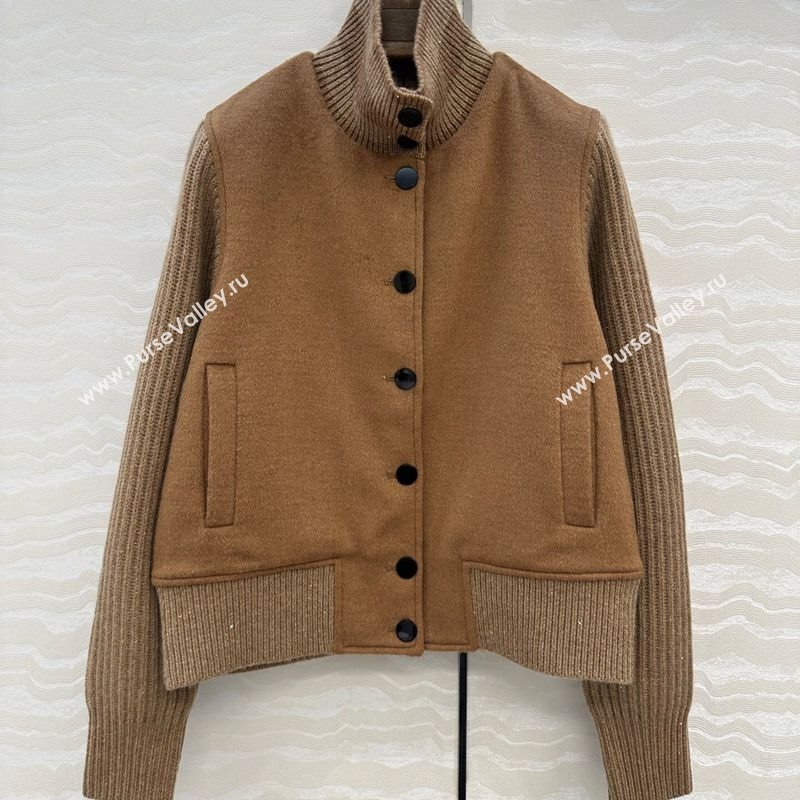 Loro Piana LP Wool Cashmerer Blend Jacket Brown 2025 0812 (QI-250815016)