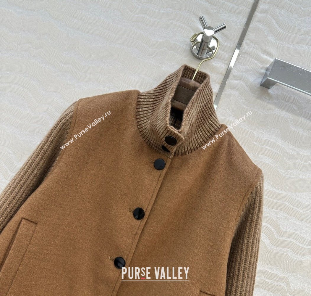 Loro Piana LP Wool Cashmerer Blend Jacket Brown 2025 0812 (QI-250815016)