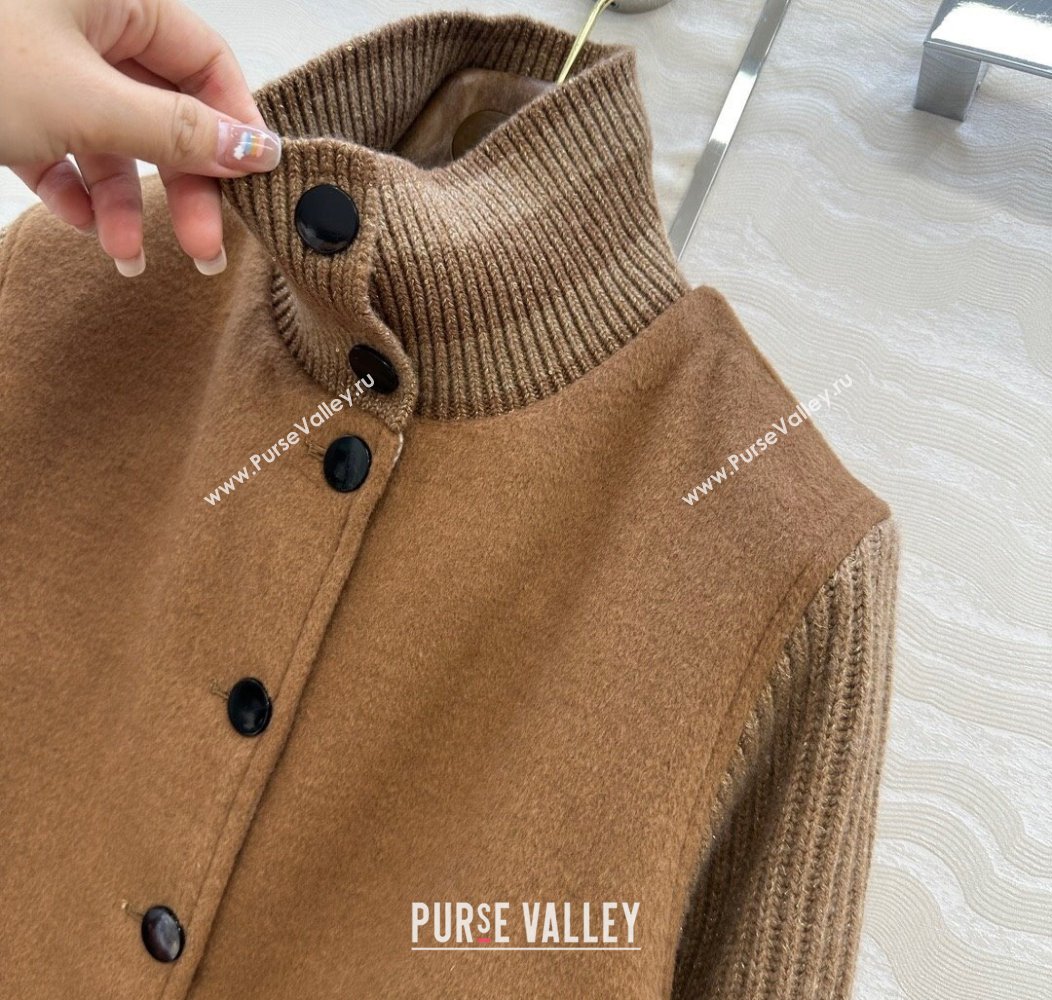 Loro Piana LP Wool Cashmerer Blend Jacket Brown 2025 0812 (QI-250815016)