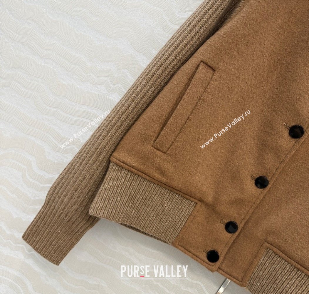 Loro Piana LP Wool Cashmerer Blend Jacket Brown 2025 0812 (QI-250815016)