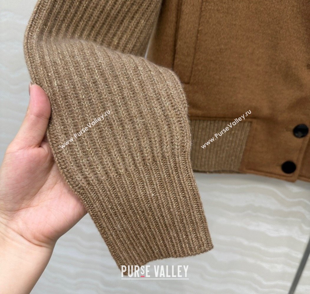 Loro Piana LP Wool Cashmerer Blend Jacket Brown 2025 0812 (QI-250815016)