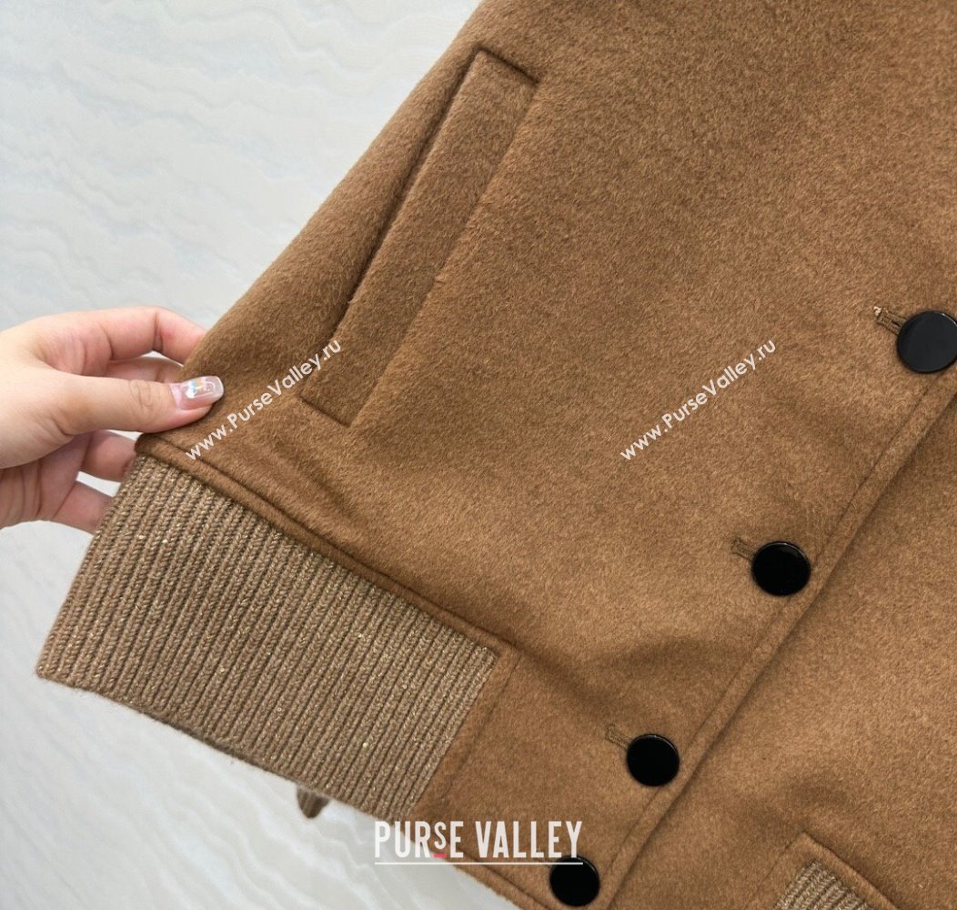 Loro Piana LP Wool Cashmerer Blend Jacket Brown 2025 0812 (QI-250815016)